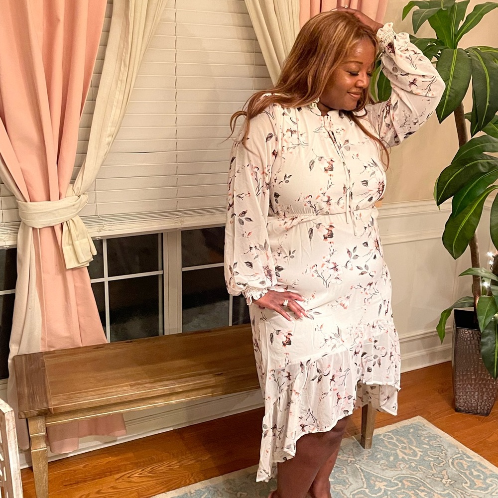 High low spring dress